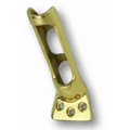Gold WB Cast Brass Flagpole Bracket (3/4" Diameter Pole)